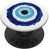 Mediterranean Nazar Art Evil Blue eye Nazar Astratto Paint Art PopSockets PopGrip Adesivo