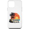 Miami Beach Florida Surfing Surf Ocean V Custodia per iPhone 12 mini Miami Spiaggia