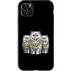 Cool 3 Hip Hop Trio Street Gold Chain Fu Custodia per iPhone 11 Pro Max Gatto persiano Rap Old School Retro Streetwear 80s 90s Tre