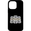 Cool 3 Hip Hop Trio Street Gold Chain Fu Custodia per iPhone 14 Pro Max Gatto persiano Rap Old School Retro Streetwear 80s 90s Tre