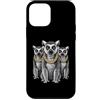 Cool 3 Hip Hop Trio Street Gold Chain Fu Custodia per iPhone 12 mini Lemur Anello Coda Rap Old School Retro Streetwear 80s 90s