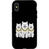 Cool 3 Hip Hop Trio Street Gold Chain Fu Custodia per iPhone X/XS Samoiedo Cane Rap Old School Retro Streetwear 80s 90s Tre