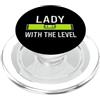Badass With a Drill Girl With Tools Home T-shirt Queen Drill fai-da-te da donna Builder Fix It Myself PopSockets PopGrip per MagSafe