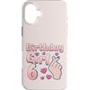 Girls Birthday Korean Kids K Pop Fan K-P Custodia per iPhone 16 Plus Compleanno Ragazza 6 Anni 6 Coreano Pop Love K-Pop