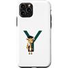 Timowo Studio Custodia per iPhone 11 Pro Giraffa Diploma Lettera Y Alfabeto Animale