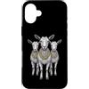 Cool 3 Hip Hop Trio Street Gold Chain Fu Custodia per iPhone 16 Plus Goat Rap Old School Retro Streetwear anni '80 '90 Tre