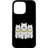 Cool 3 Hip Hop Trio Street Gold Chain Fu Custodia per iPhone 15 Pro Max Samoiedo Cane Rap Old School Retro Streetwear 80s 90s Tre