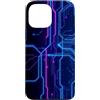 AI Hardware Microchip Tech Custodia per iPhone 13 Pro Max Computer Circuit Board Tech Grafico Nerd Geek