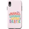 Mini Me Sayings Custodia per iPhone XR Mama Costoso Piccolo Bestie Bambini Floreale Umorismo
