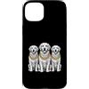 Cool 3 Hip Hop Trio Street Gold Chain Fu Custodia per iPhone 15 Plus Golden Retriever Rap Old School Retro Streetwear anni '80 e '90