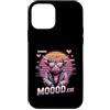 Retro Vaporwave Cow Meme Mood Custodia per iPhone 12 mini Kawaii Vaporwave Mucca MOOOD.EXE Meme