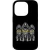 Cool 3 Hip Hop Trio Street Gold Chain Fu Custodia per iPhone 14 Pro Irish Setter Dog Rap Old School Retro Streetwear anni '80 '90