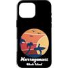NARRAGANSETT SURFING SOUVENIRS Custodia per iPhone 16 Pro Max Narragansett Rhode Island Surf Surfer Vintage Tramonto Surf