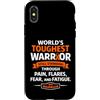Funny Multiple Sclerosis Tees Custodia per iPhone X/XS MS Warrior Consapevolezza Sclerosi Multipla