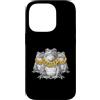 Cool 3 Hip Hop Trio Street Gold Chain Fu Custodia per iPhone 14 Pro Rana Rospo Anfibio Rap Old School Retro Streetwear 80s 90s
