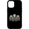 Cool 3 Hip Hop Trio Street Gold Chain Fu Custodia per iPhone 12/12 Pro Isopod Rap Old School Retro Streetwear anni '80 '90 Tre