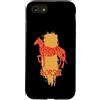 horse earth branch zodiac sign animal Ch Custodia per iPhone SE (2020) / 7/8 Elemento cavallo segno animale mento. oroscopo