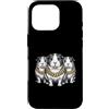 Cool 3 Hip Hop Trio Street Gold Chain Fu Custodia per iPhone 16 Pro Cavia Rap Old School Retro Streetwear 80s 90s Tre
