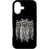 Cool 3 Hip Hop Trio Street Gold Chain Fu Custodia per iPhone 17 Raccoon Trash Panda Rap Old School Retro Streetwear anni '80 e '90