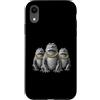 Cool 3 Hip Hop Trio Street Gold Chain Fu Custodia per iPhone XR Alligator Crocodile Rap Old School Retro Streetwear anni '80 e '90