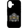 Cool 3 Hip Hop Trio Street Gold Chain Fu Custodia per iPhone 17 Bassotto Doxie Rap Old School Retro Streetwear 80s 90s