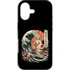 Tropical Tile Fun Custodia per iPhone 17 Mahjong Time Capybara Surf Retro Wave Tramonto