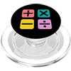 Math Birthday Holiday Teacher Appreciati Matematica Insegnante Matematica Nerd Studente Regalo Uomini Donne Bambini PopSockets PopGrip per MagSafe