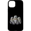 Cool 3 Hip Hop Trio Street Gold Chain Fu Custodia per iPhone 15 Plus Alligator Crocodile Rap Old School Retro Streetwear anni '80 e '90