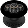 Cool 3 Hip Hop Trio Street Gold Chain Fu Isopod Rap Old School Retro Streetwear anni '80 '90 Tre PopSockets PopGrip Adesivo