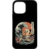 Tropical Tile Fun Custodia per iPhone 13 Pro Max Mahjong Time Capybara Surf Retro Wave Tramonto