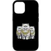 Cool 3 Hip Hop Trio Street Gold Chain Fu Custodia per iPhone 12/12 Pro Gatto persiano Rap Old School Retro Streetwear 80s 90s Tre