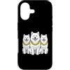 Cool 3 Hip Hop Trio Street Gold Chain Fu Custodia per iPhone 17 Samoiedo Cane Rap Old School Retro Streetwear 80s 90s Tre