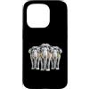 Cool 3 Hip Hop Trio Street Gold Chain Fu Custodia per iPhone 15 Pro Elefante Rap Old School Retro Streetwear 80s 90s Tre
