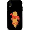 horse earth branch zodiac sign animal Ch Custodia per iPhone X/XS Elemento cavallo segno animale mento. oroscopo