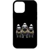 Cool 3 Hip Hop Trio Street Gold Chain Fu Custodia per iPhone 12 mini Honey Badger Ratel Rap Old School, abbigliamento da strada retrò anni '80 e '90