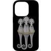 Cool 3 Hip Hop Trio Street Gold Chain Fu Custodia per iPhone 14 Pro Cavalluccio marino Rap Old School Retro Streetwear 80s 90s Tre