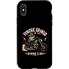 Desert Lizard Riding Co Custodia per iPhone X/XS Divertente Pinche Cowboy Gringo Equitazione Club Moto Lucertola