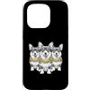 Cool 3 Hip Hop Trio Street Gold Chain Fu Custodia per iPhone 15 Pro Corgi Dog Rap Old School Retro Streetwear anni '80 '90 Tre
