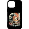 Tropical Tile Fun Custodia per iPhone 16 Pro Max Mahjong Time Capybara Surf Retro Wave Tramonto
