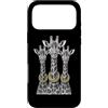 Cool 3 Hip Hop Trio Street Gold Chain Fu Custodia per iPhone 17 Pro Max Giraffe Rap Old School Retro Streetwear anni '80 '90 Tre
