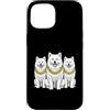 Cool 3 Hip Hop Trio Street Gold Chain Fu Custodia per iPhone 15 Samoiedo Cane Rap Old School Retro Streetwear 80s 90s Tre