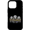 Cool 3 Hip Hop Trio Street Gold Chain Fu Custodia per iPhone 16 Pro Isopod Rap Old School Retro Streetwear anni '80 '90 Tre