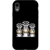 Cool 3 Hip Hop Trio Street Gold Chain Fu Custodia per iPhone XR Palla Pitone Serpente Rap Old School Retro Streetwear 80s 90s