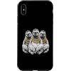 Cool 3 Hip Hop Trio Street Gold Chain Fu Custodia per iPhone XS Max Bradipo Rap Old School Retro Streetwear 80s 90s Tre