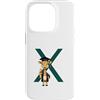 Timowo Studio Custodia per iPhone 14 Pro Giraffa Diploma Lettera X Alfabeto Animale