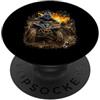 Country Lake Trading Co. Extreme ATV Quad Fango Racing al tramonto PopSockets PopGrip Adesivo