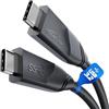 KabelDirekt - Cavo USB-C, USB 3.2 Gen 2 - 2 m (cavo dati/cavo di ricarica, fino a 10 Gbit/s e corrente di ricarica 100 W con Power Delivery/PD 3, chip integrato, nero)