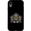 Cool 3 Hip Hop Trio Street Gold Chain Fu Custodia per iPhone XR Bassotto Doxie Rap Old School Retro Streetwear 80s 90s