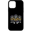 Cool 3 Hip Hop Trio Street Gold Chain Fu Custodia per iPhone 12 mini Bassotto Doxie Rap Old School Retro Streetwear 80s 90s