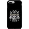 Cool 3 Hip Hop Trio Street Gold Chain Fu Custodia per iPhone 7 Plus/8 Plus Rat Mouse Rap Old School Retro Streetwear 80s 90s Tre